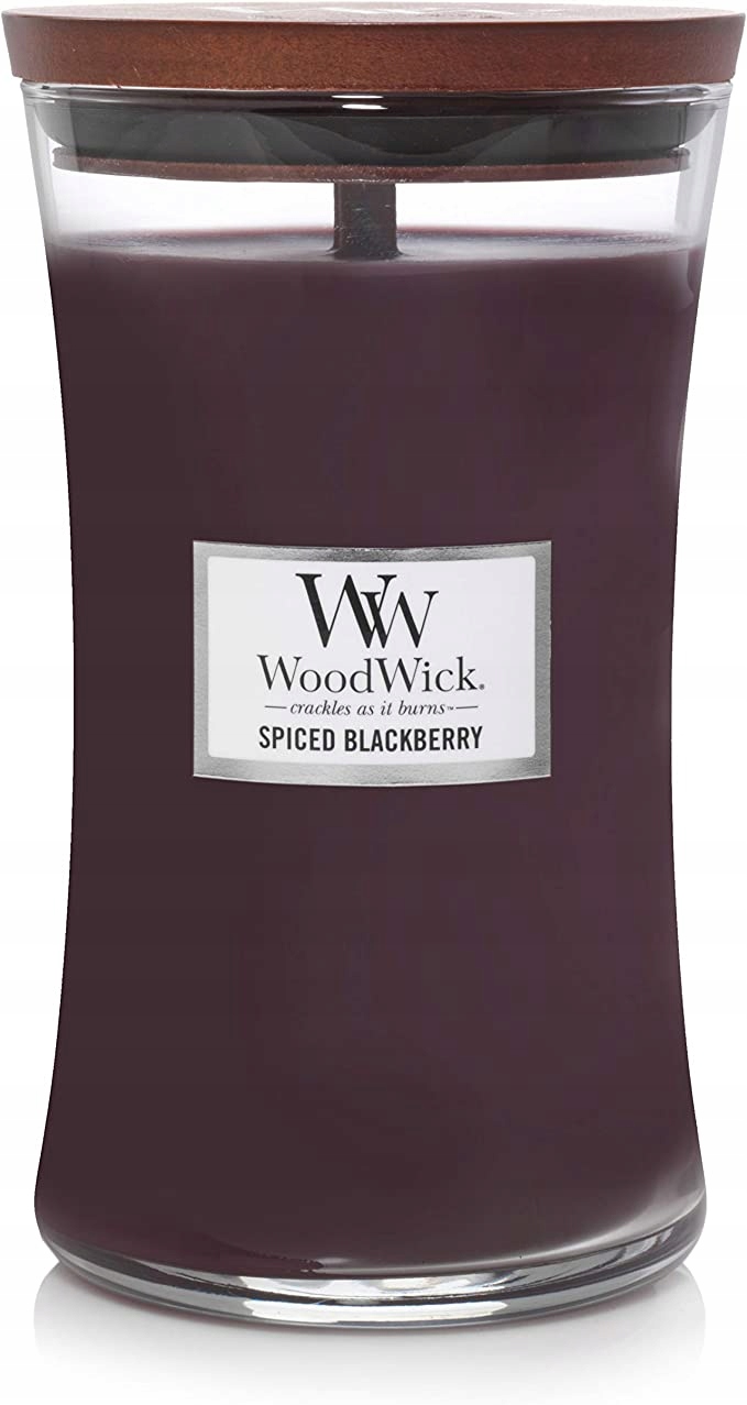 Spiced Blackberry – WoodWick – velká vonná svíčka