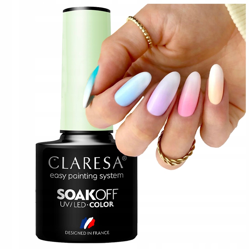 CLARESA LAKIER HYBRYDOWY 5ml UV/LED MIX KOLORÓW