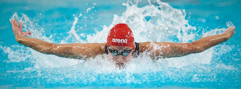 ARENA DRIVE 3 OKULARY OKULARKI PŁYWACKIE Kolor dominujący róże i fiolety