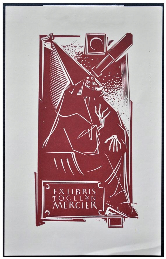 *KP* Krzywka Ryszard (01) Ex libris Jocelyn Mercier, X2