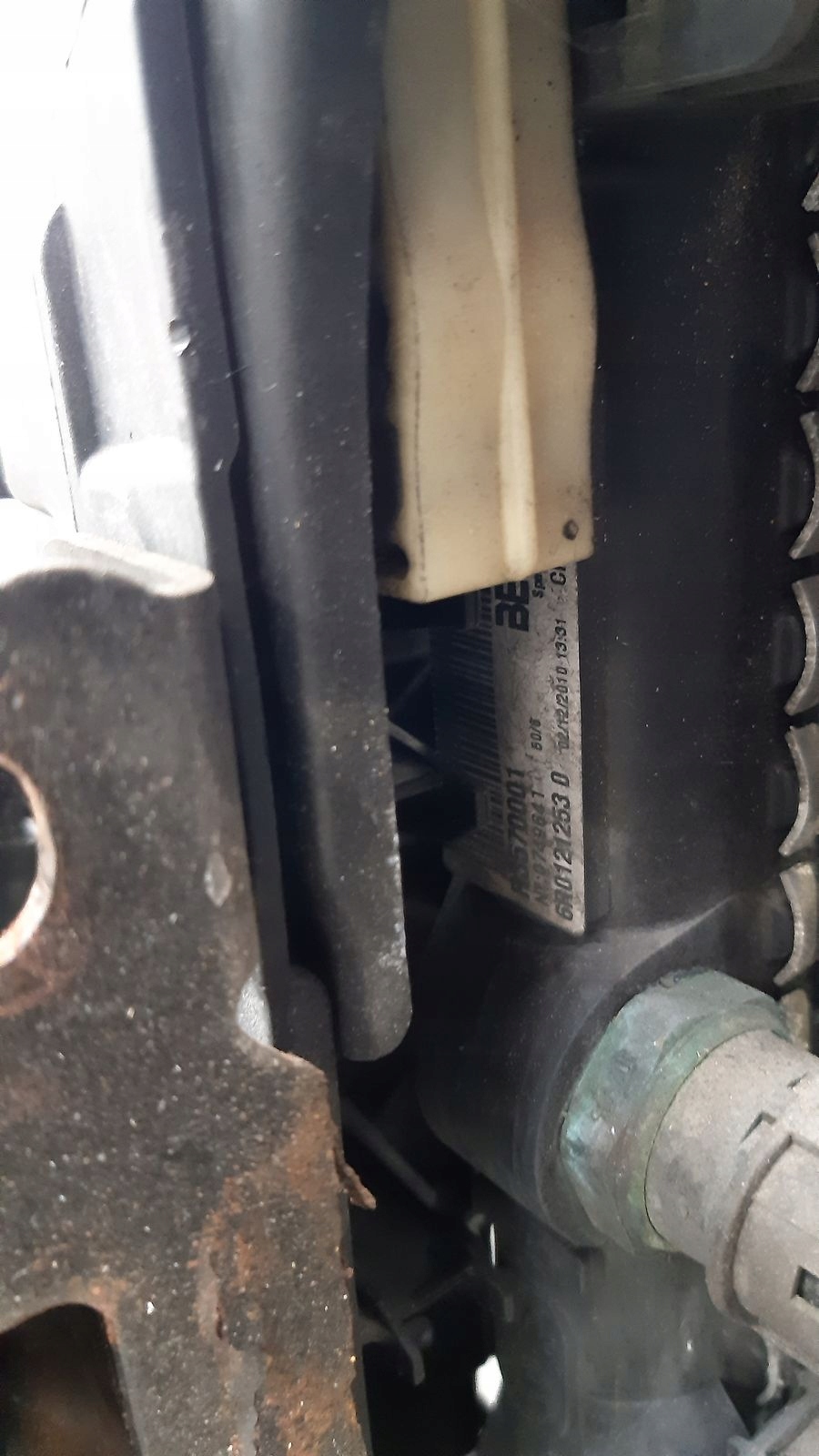 support panel for radiators pillar iron Skoda Fabia II LIFT 1,6 TDI KOMBI