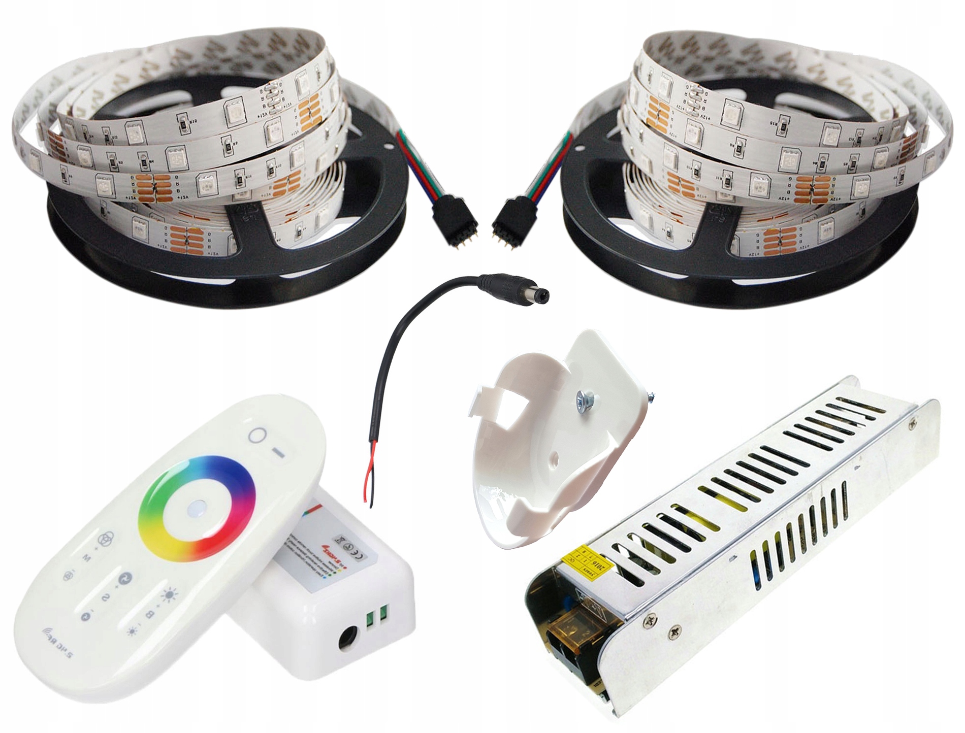 Set 10 m Led pásek 5050 Rgb Bílý P. Dotykový