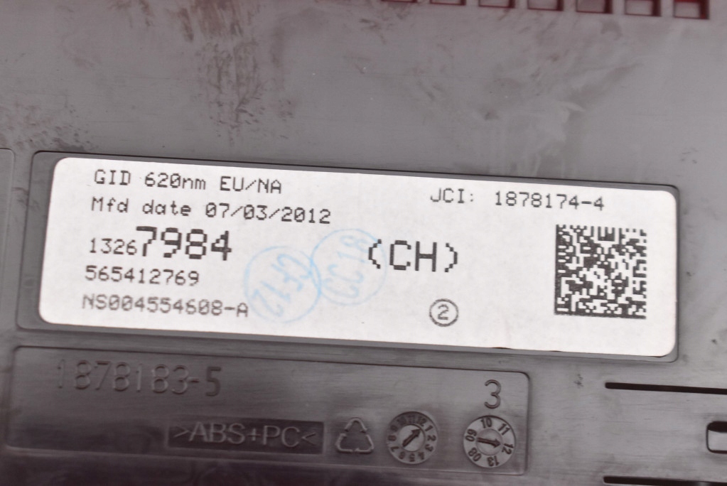display 13267984 OPEL ASTRA 4 IV J 09-12