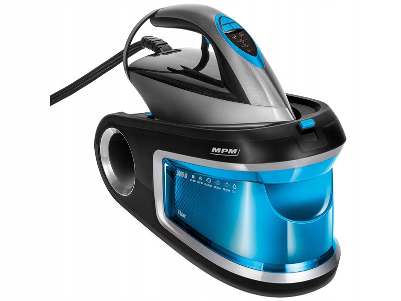 Żelazko z generatorem pary Mpm MZE-28 Czarny