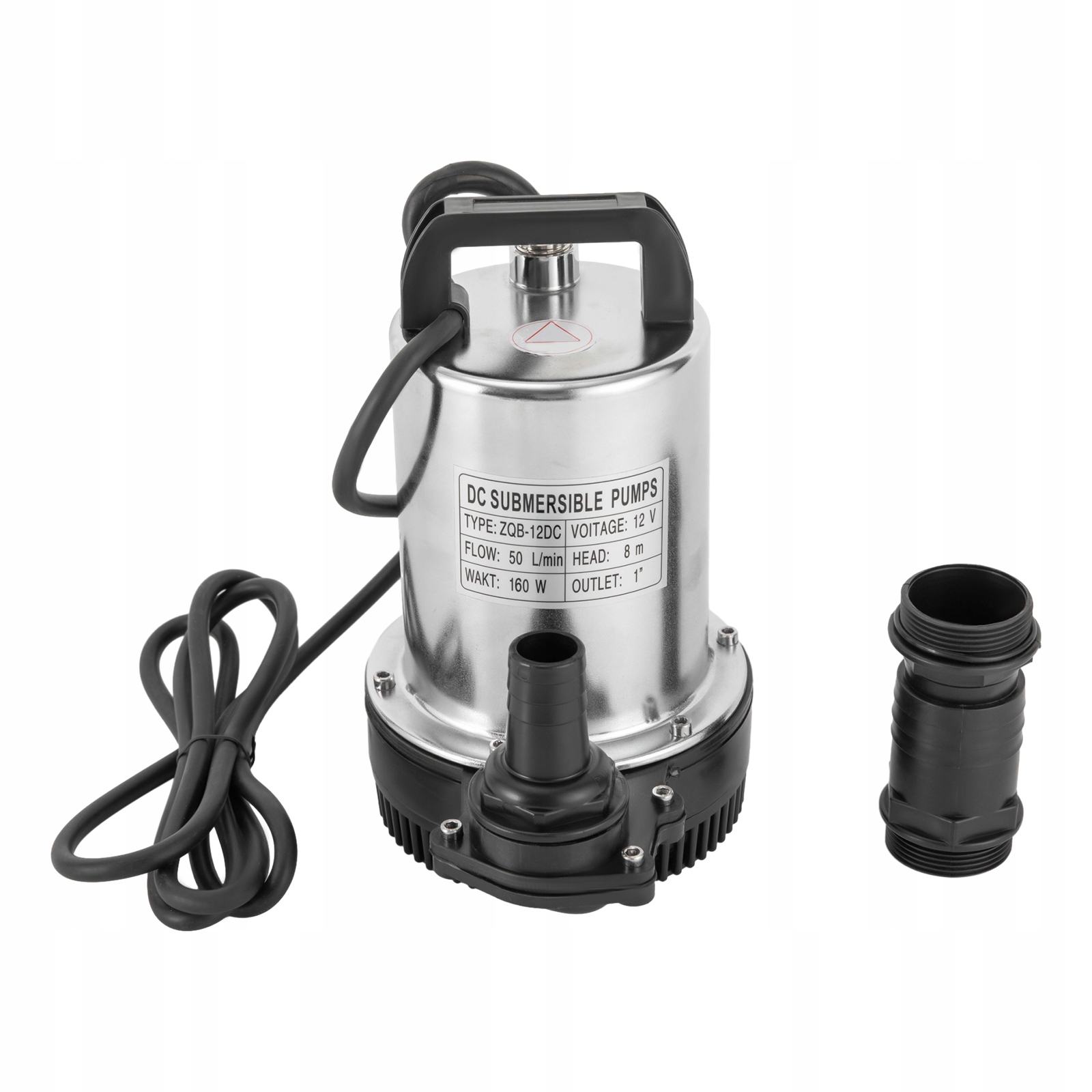 Ponorné Čerpadlo 12V 160W 50L/MIN Zahradní Zavlažování