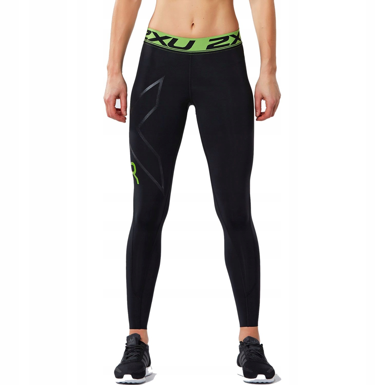 2XU Long Mesh Recovery Legginsy kompresyjne czarne r. Xs