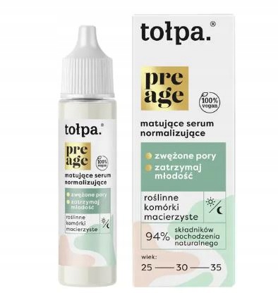 Matujące serum normalizujące zwężające pory 20 ml Tołpa Pre Age