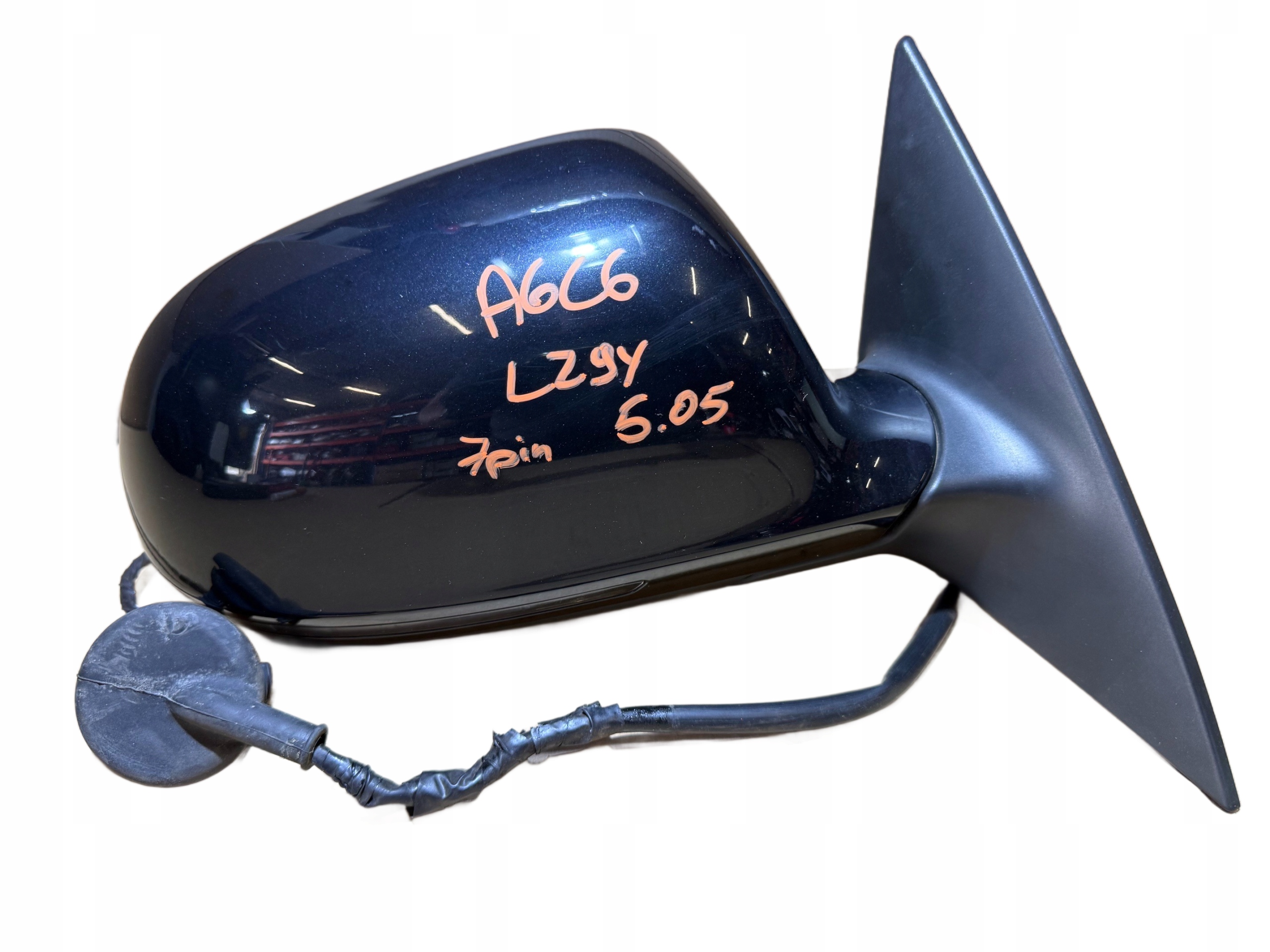 AUDI A6 C6 LIFT LZ9Y mirror right 7 PIN