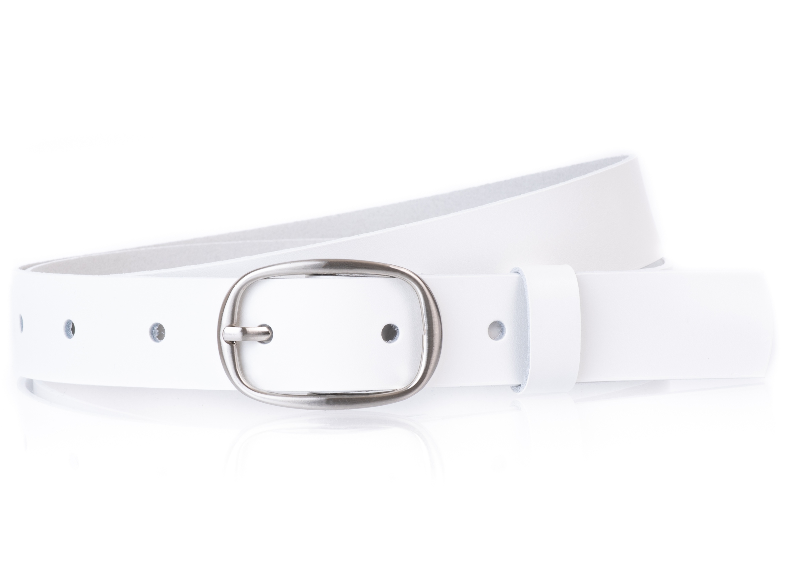 

Pasek do spodni 100% Skórzany Biały r. 115cm