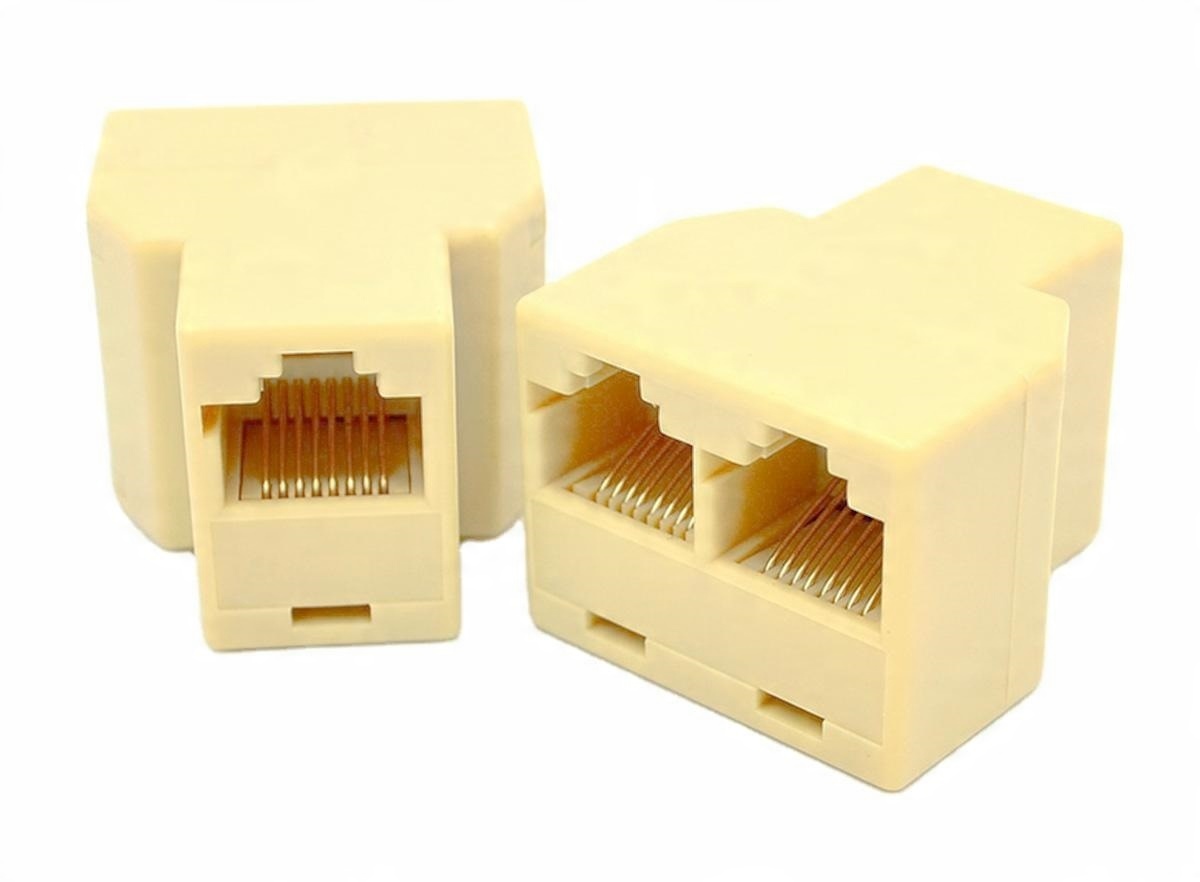 

Rozgałęźnik Kabla Lan 1 na 2 RJ45-G/2RJ45-G rj45