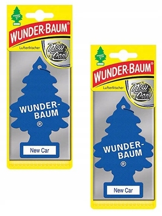 2x Wunder Baum Choinka New Car Nowy Samochód Zapach Zawieszka Zapachowa