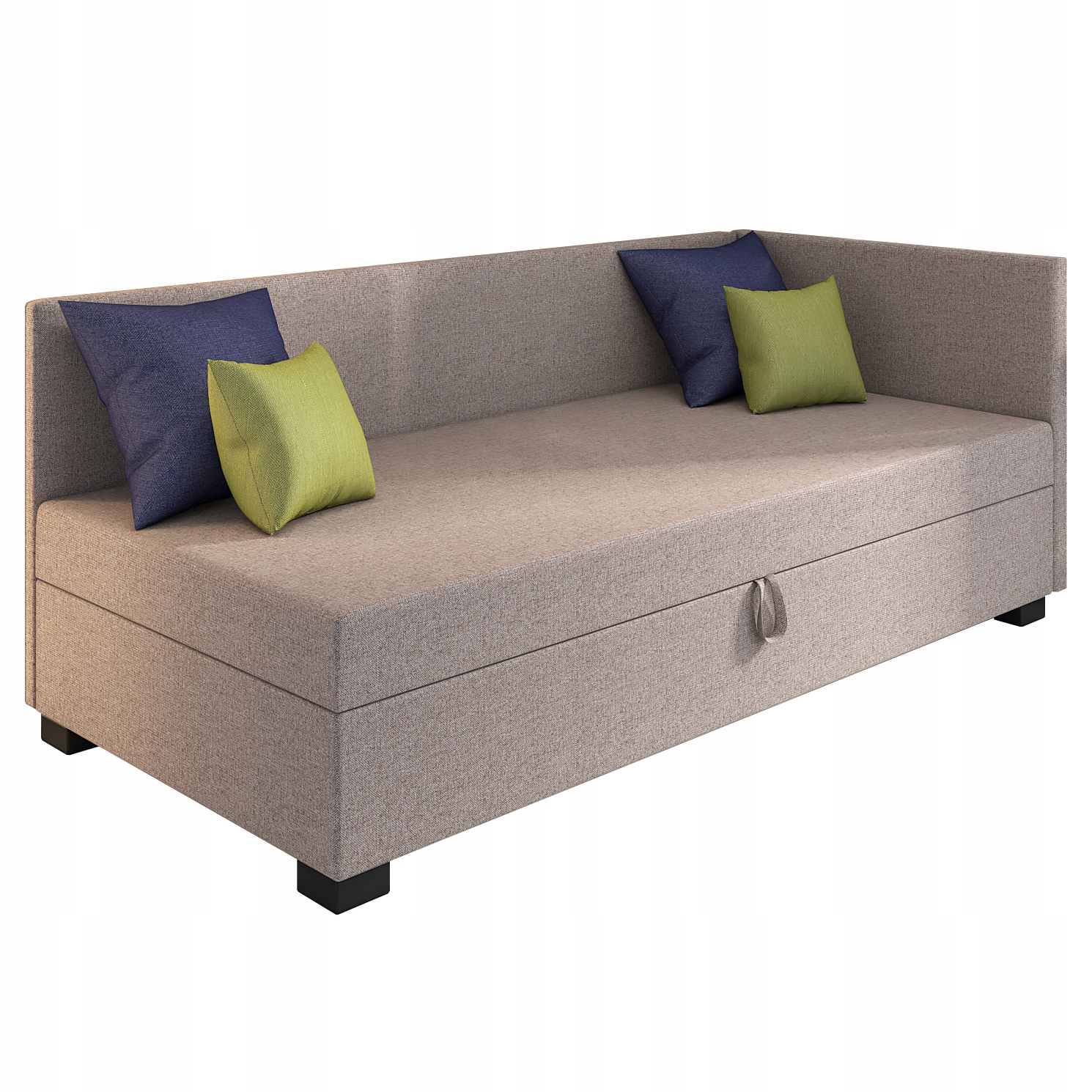 

Łóżko Tapczan narożny z poduszkami Bob+ 100