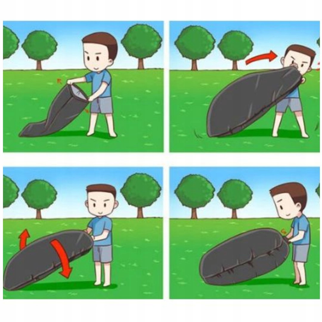 LAZY BAG AIR SOFA MATERAC LEŻAK NA POWIETRZE ŁÓŻKO Długość 186.5 cm