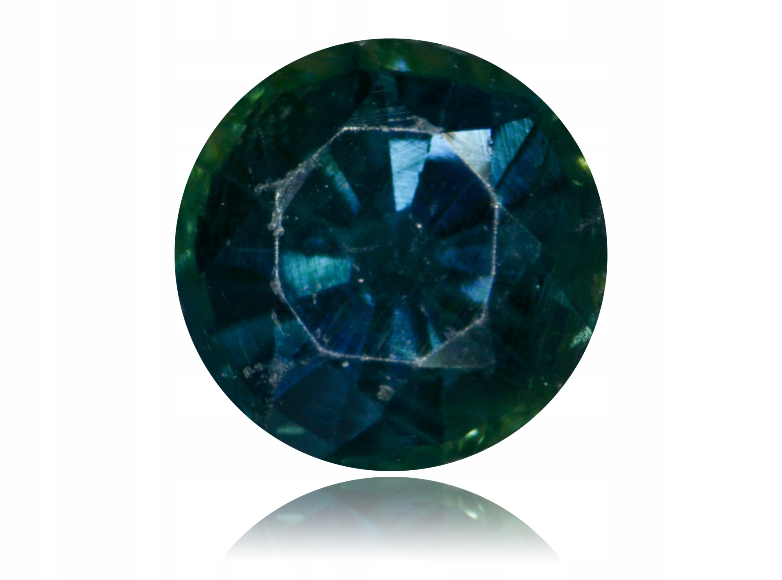 Safír 0.22ct Modrý Kulatý eCertifikát Wbd