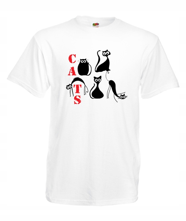 

XXXL Koszulka Męska Koty Soft Kitty Śmieszne Wzory