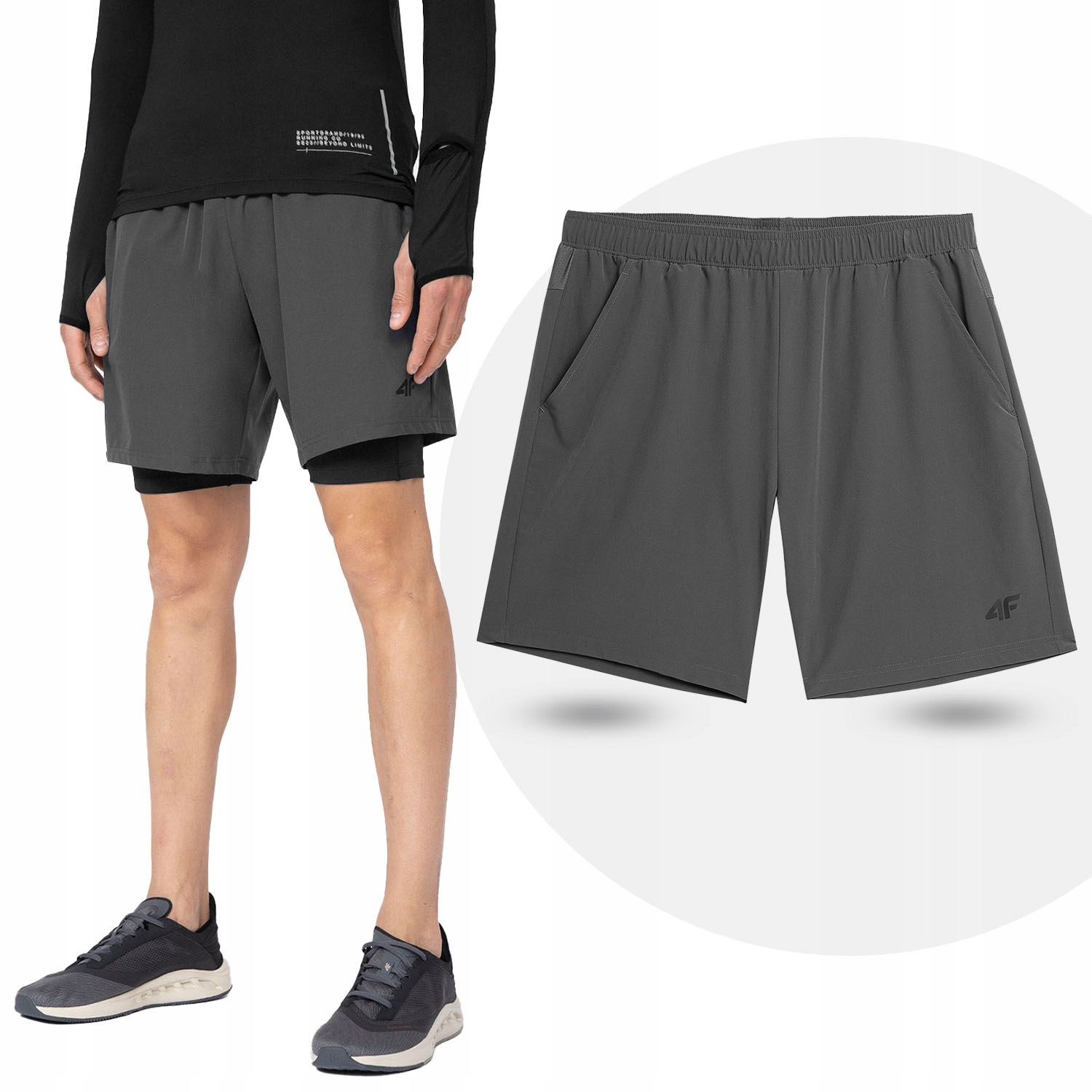 

Krótkie Spodenki Męskie 4F Szorty Sport SS23M146