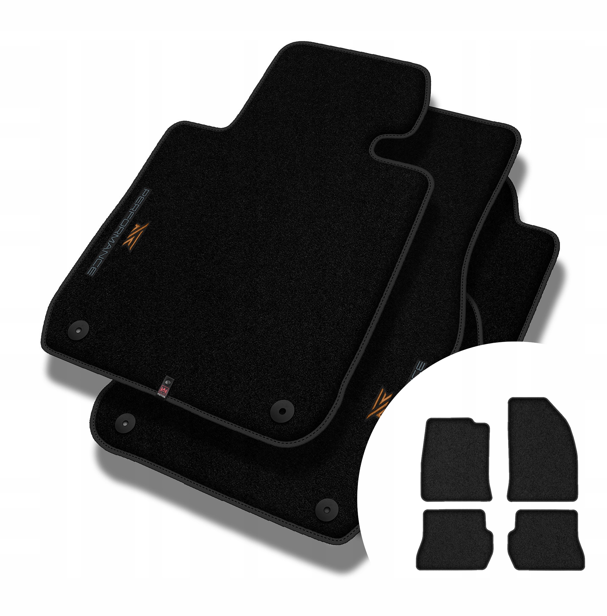 Velúrové koberčeky Performance Premium pre Ford Fiesta V 2002-2005