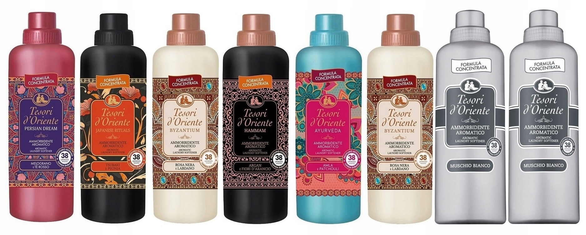 Levně Sada Tesori D`oriente 8 Krásných Italských Oplachovacích Prostředků [M]