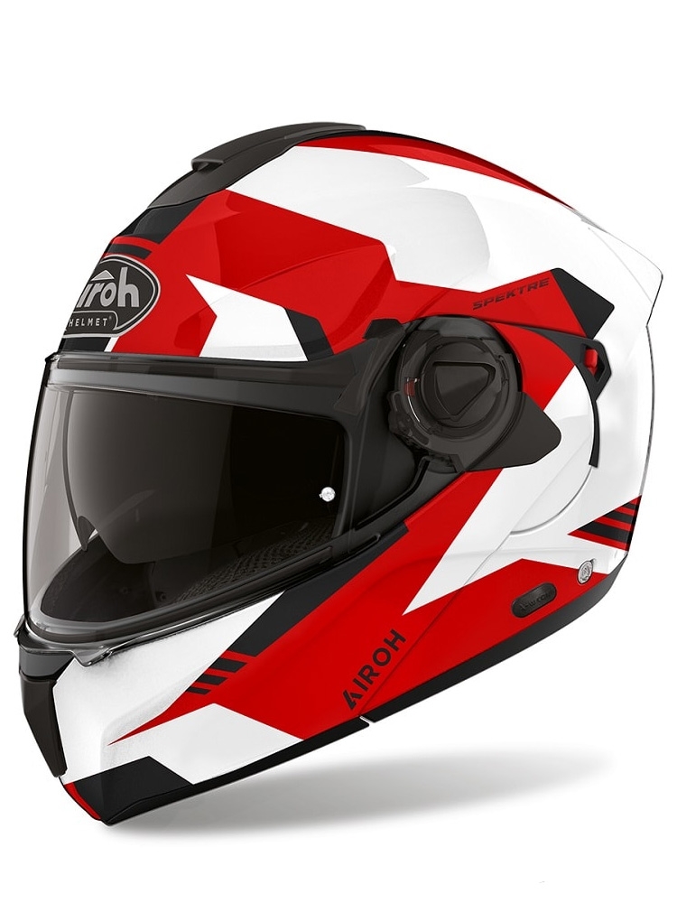 Motocyklová Prilba S Čeľusťami, Modulárna Airoh Specktre Clever Red Gloss