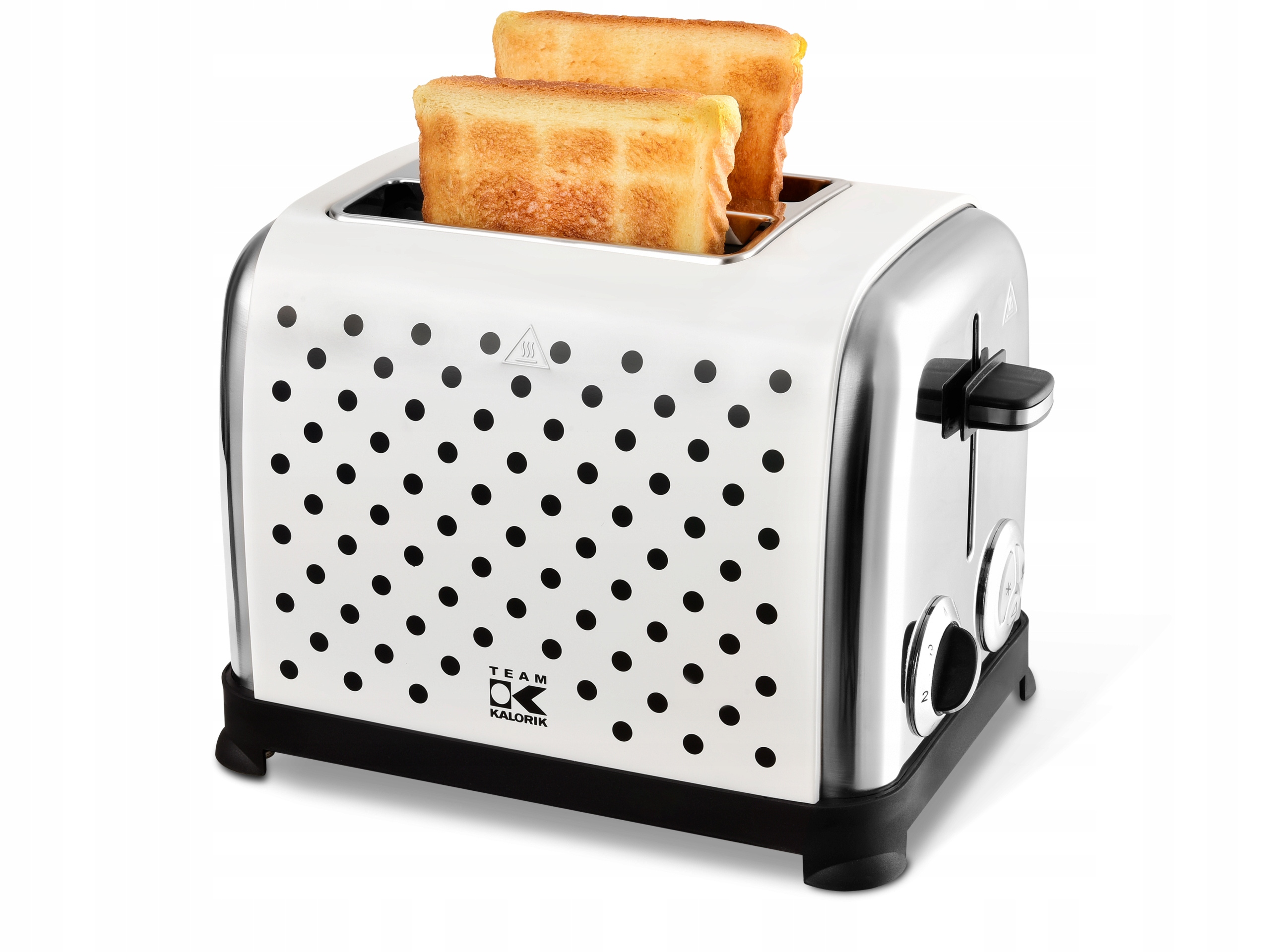 Retro TOSTER Biały OPIEKACZ Z RUSZTEM KALORIK 950W Marka Kalorik