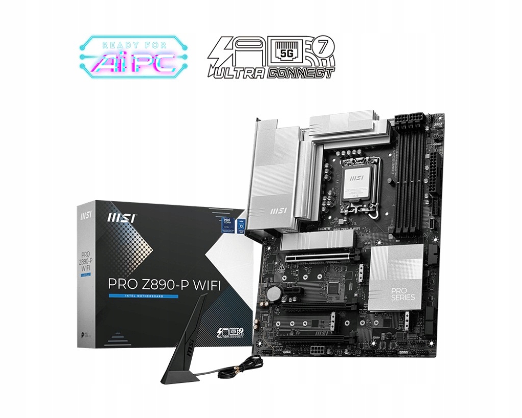 Msi Základná doska Pro Z890-P Wifi s1851 4DDR5 Atx