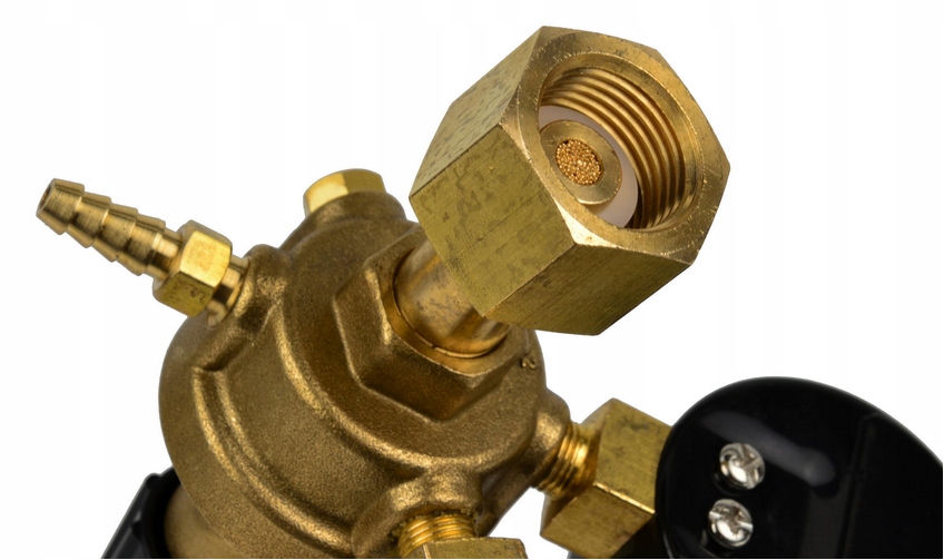 REDUKTOR CIŚNIENIA 2 ZEGAROWY DWUZEGAROWY CO2 ARGON 10-200 BAR CIŚNIENIOWY Model MIG MAG CO2