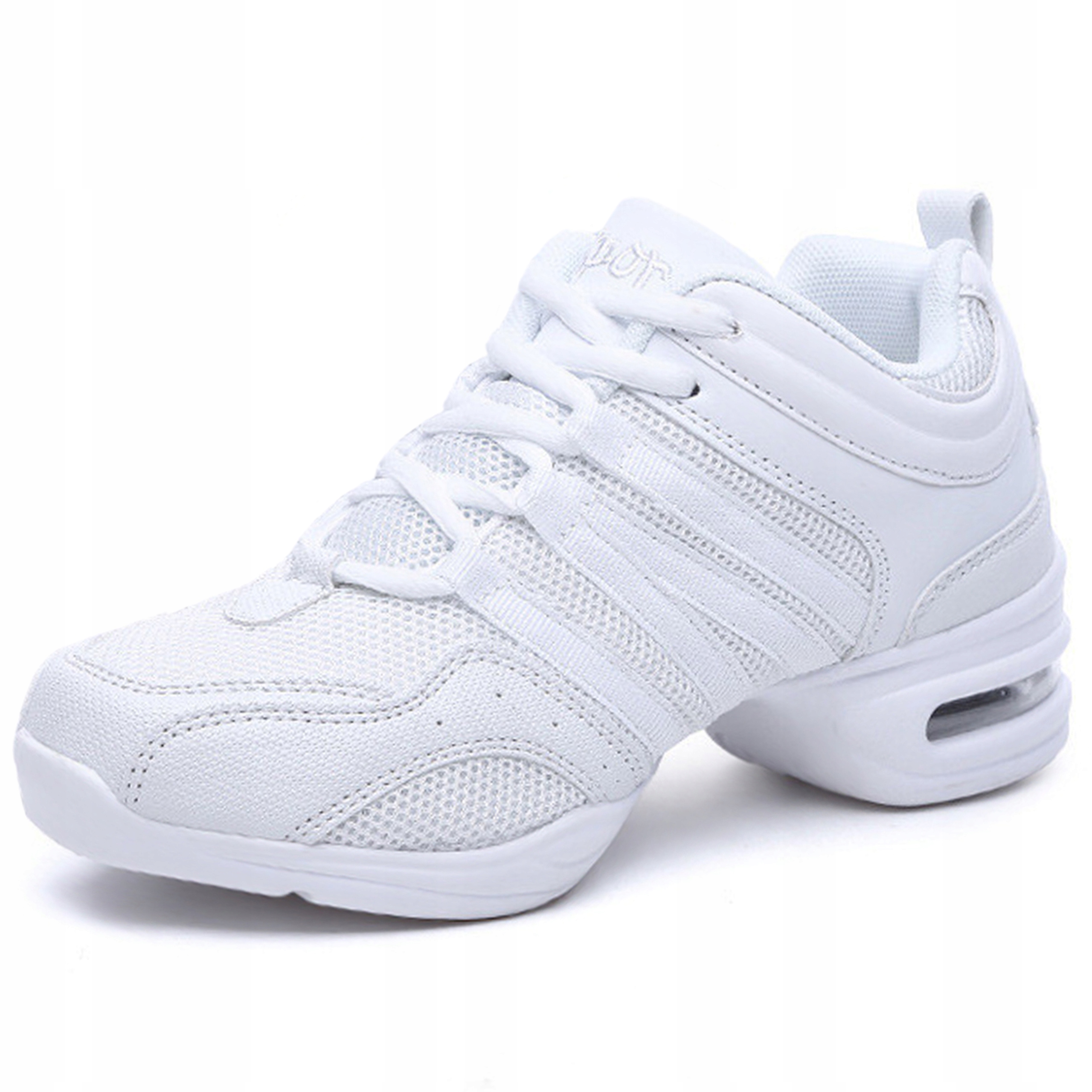 Buty Na Taniec Nowoczesny Sneakersy Sportowe Białe 39