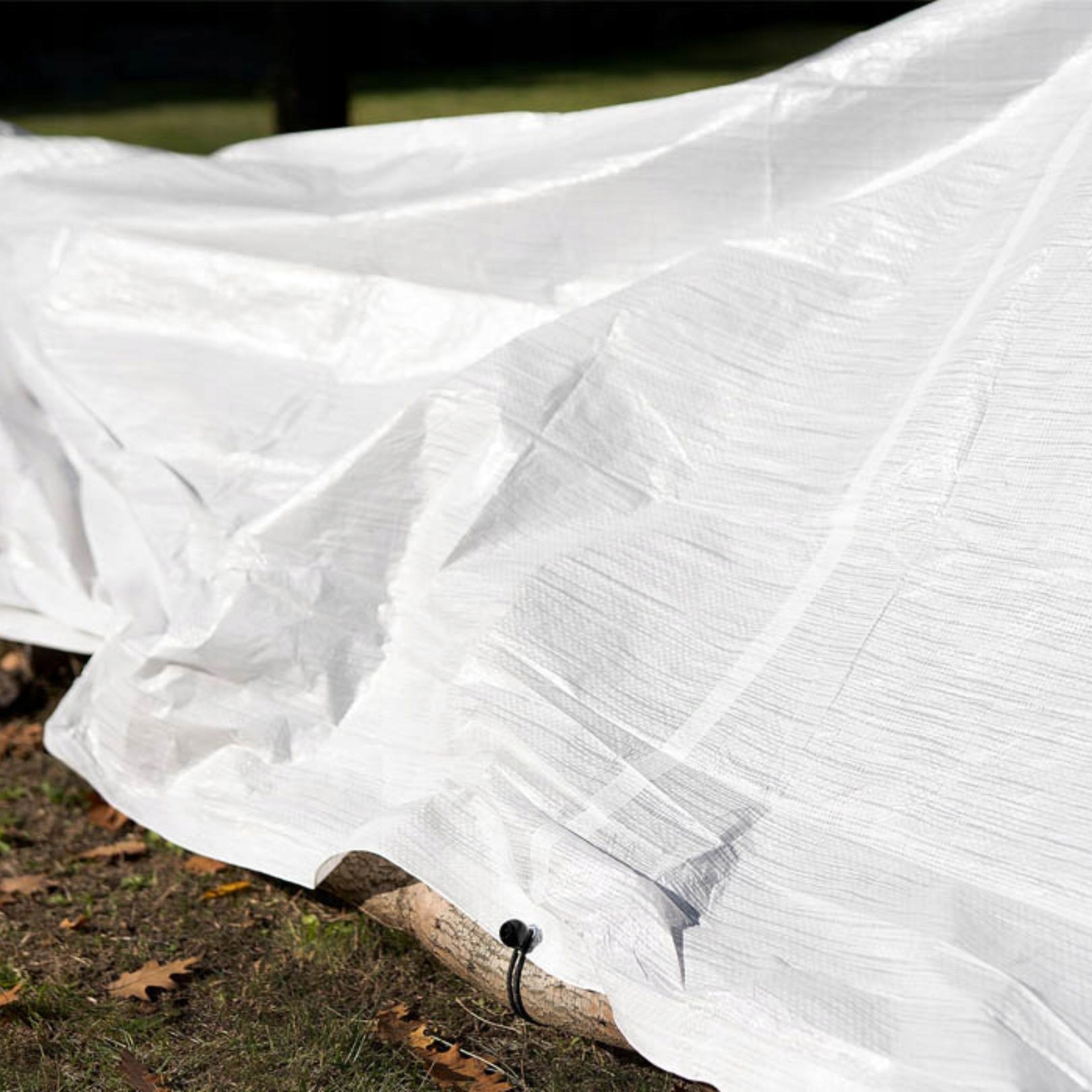 PLANDEKA BIAŁA 6x4m SUPER MOCNA GRUBA Z OCZKAMI Gramatura (g/m2) 60 g/m2