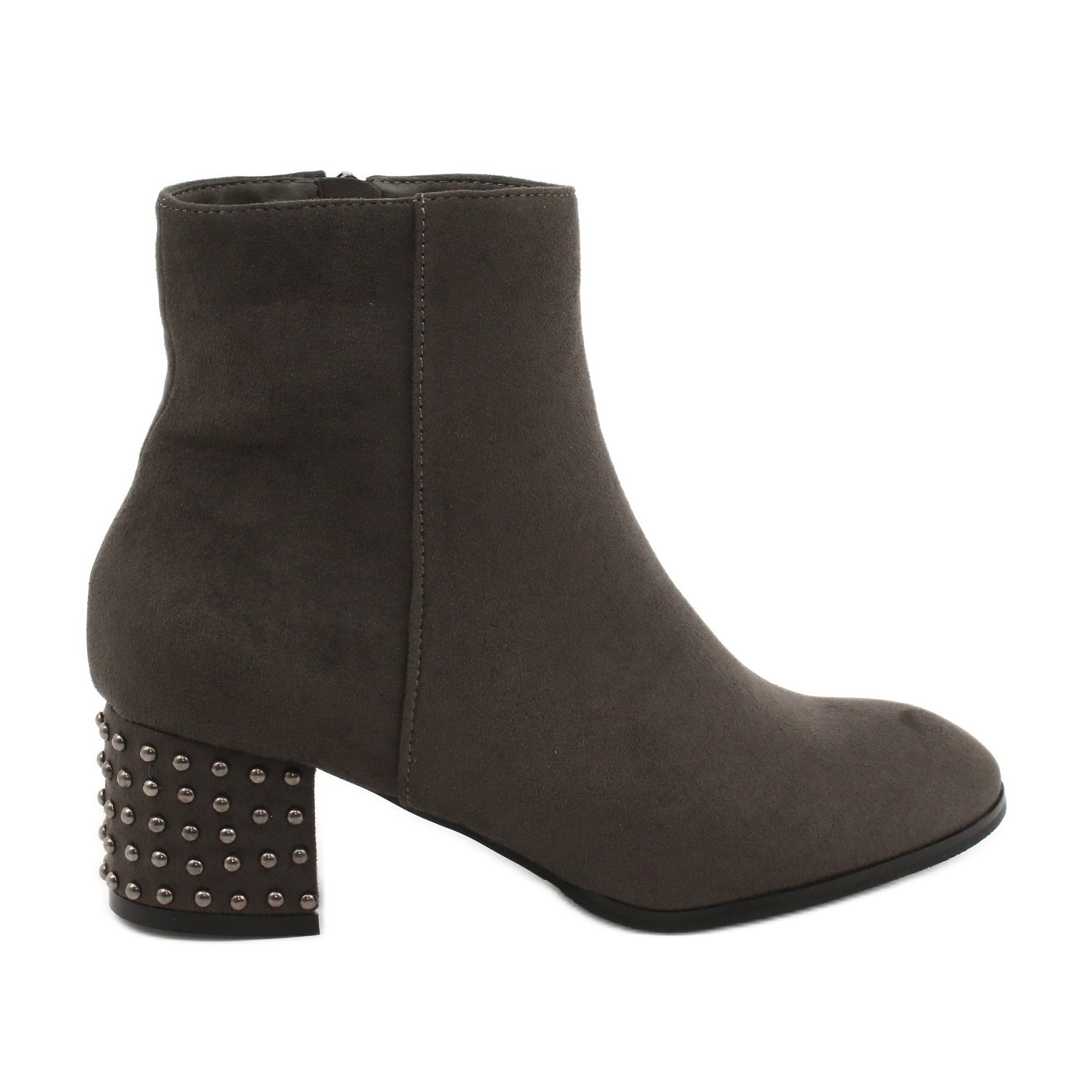 

Botki na obcasie Filippo 540 szare r.36