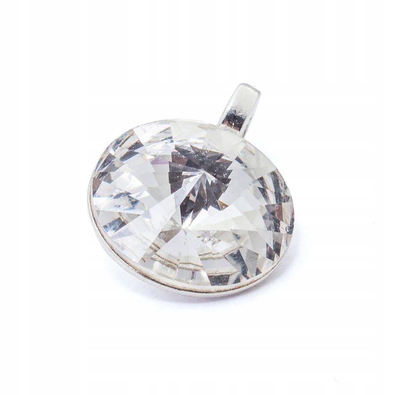 

Wisiorek srebrny 925 z kr. Swarovski Rivoli 12mm
