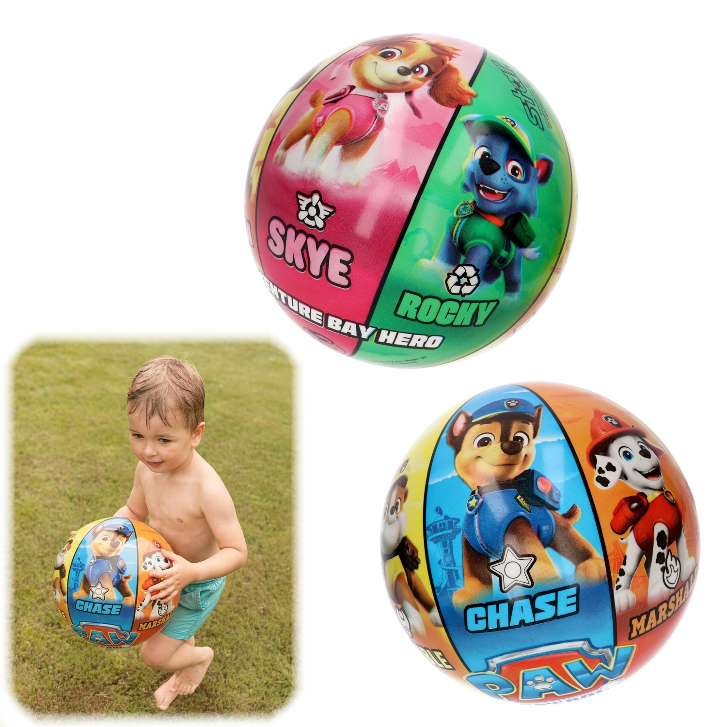 Piłka gumowa PSI PATROL 4772