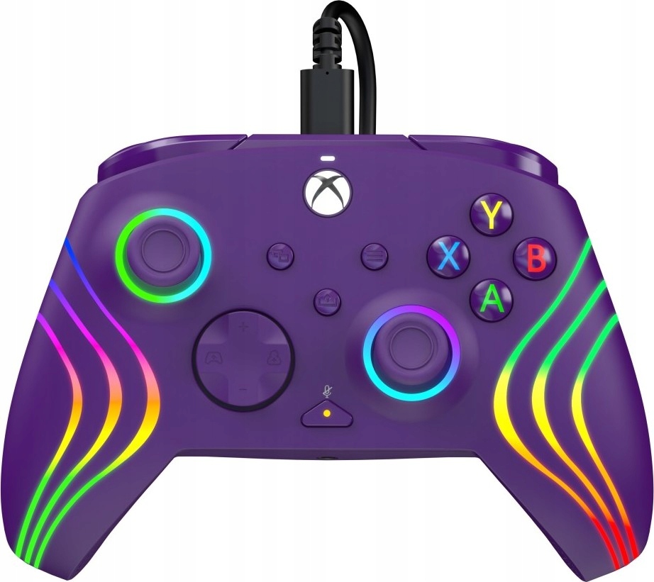 Pdp Pad przewodowy Afterglow Wave Fioletowy Xbox Series Xbox One Pc