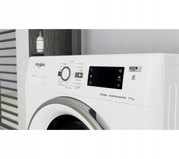 Pralko suszarka Whirlpool FWDG961483WSVEE 1400 9/6 Kolor dominujący biały