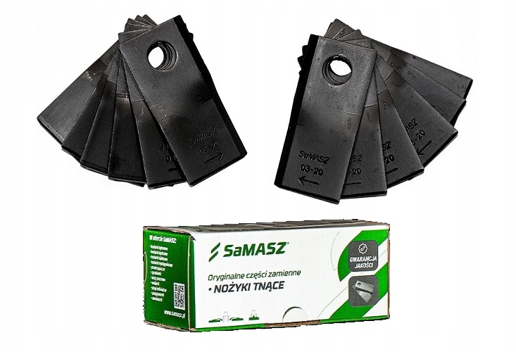 

Komplet Nożyków Samasz 105x49x4 FI19MM 12SZT 6L+6P