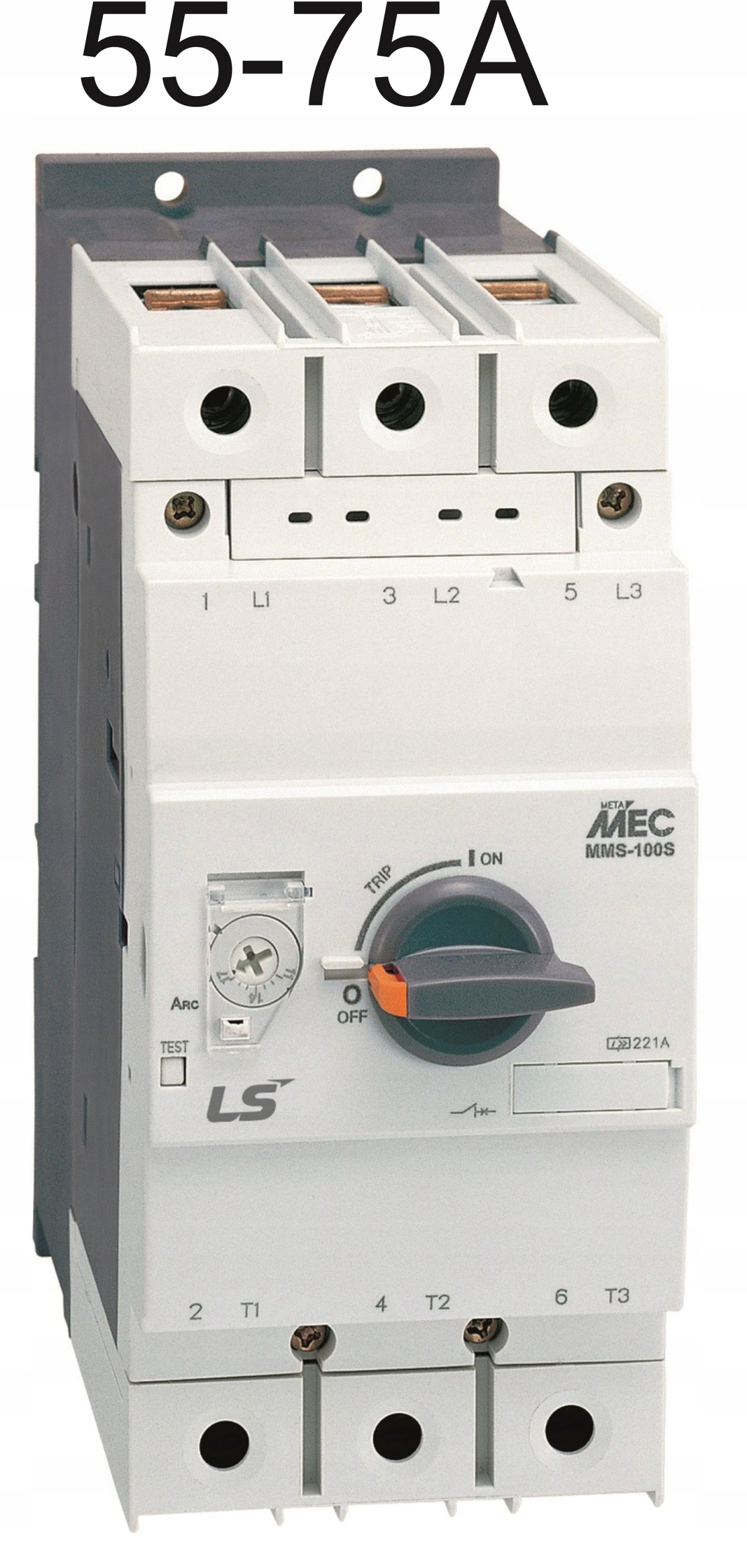 Motorový spínač MMS-100S 75A