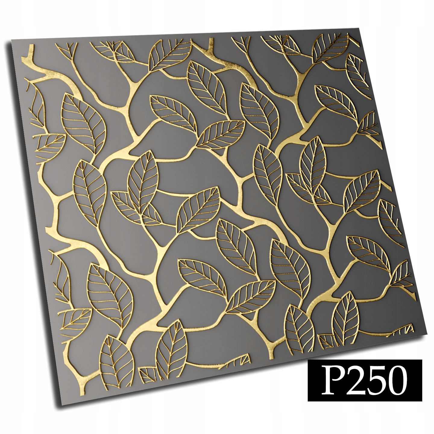 Panele PCV samoprzylepne 20cm Złote Liście Linie