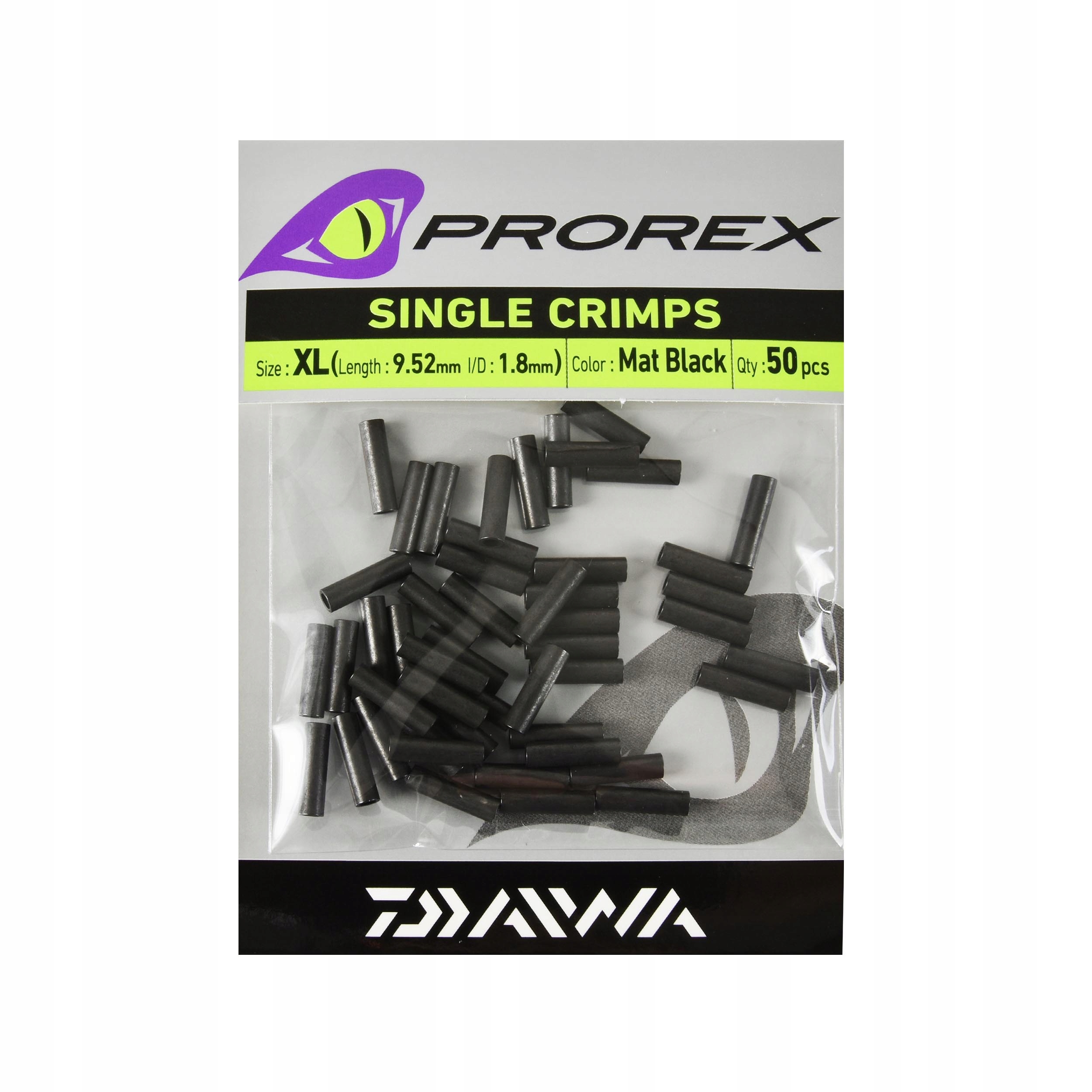 Tulejki zaciskowe pojedyncze Daiwa Prorex XL 1.80mm 50szt