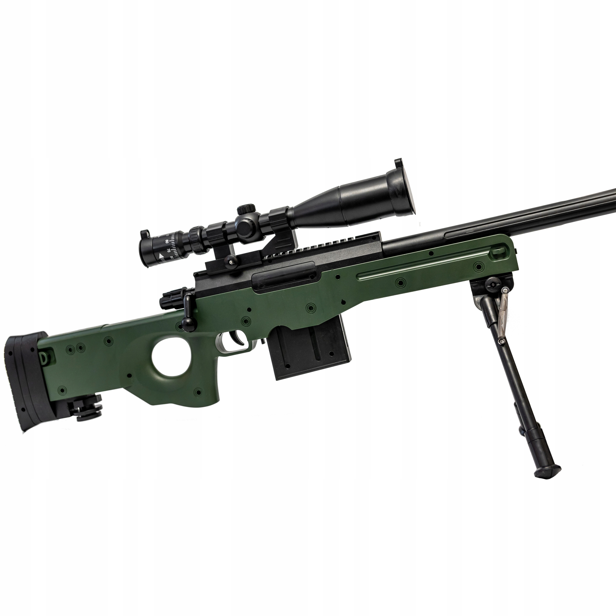 KARABIN SNAJPERSKI PISTOLET NA KULKI AWP + GRATISY 3 TARCZE I KULKI Seria AWP pistolet