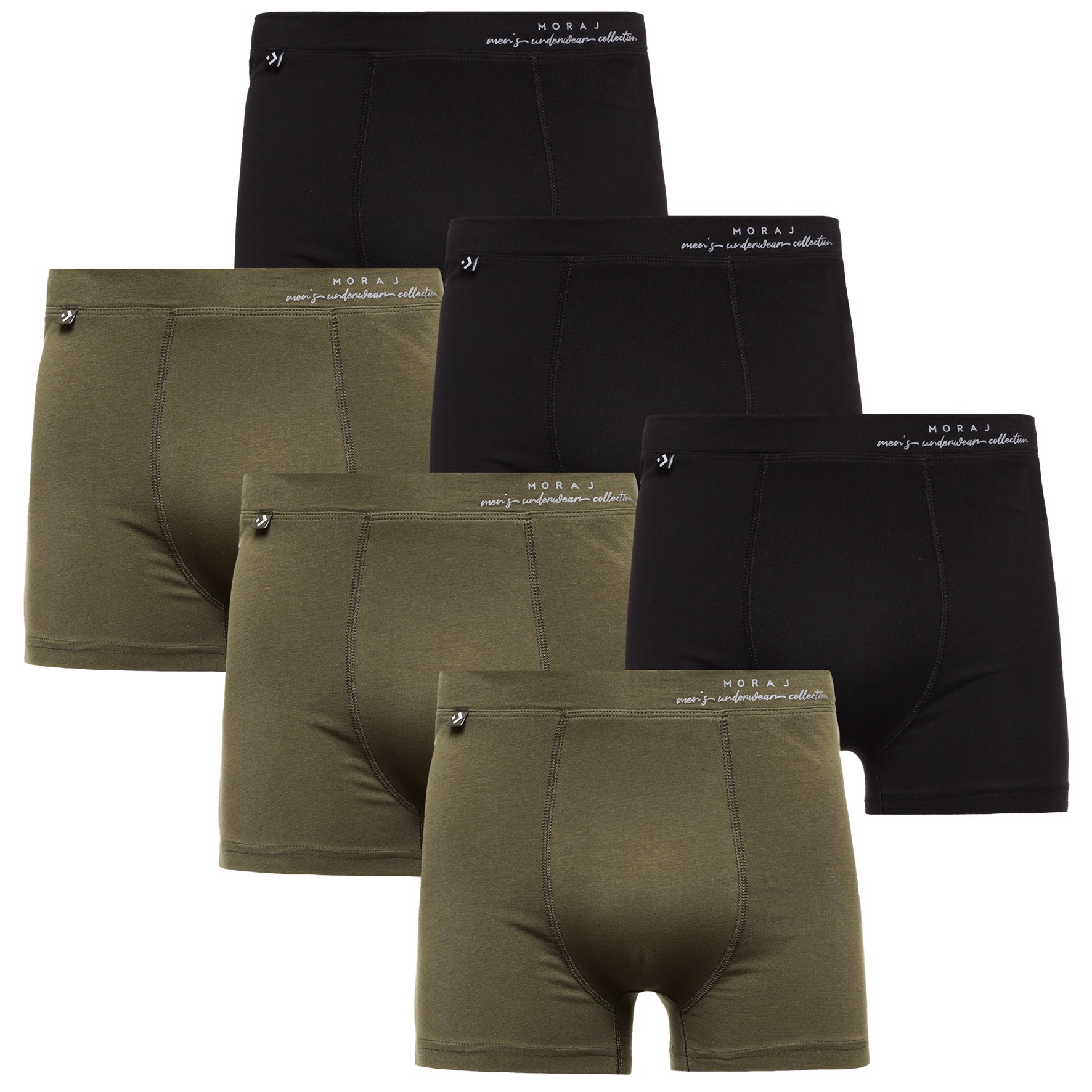 Bokserki Męskie Bawełniane Dopasowane Klasyczne 6 Par Moraj MIX Kolor L