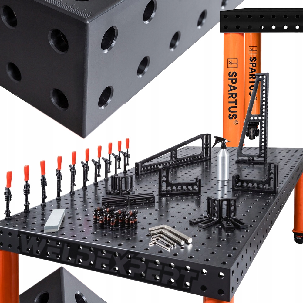 Profesionální Sada Příslušenství 3 Pro Svařovací Stůl Spartus Systém D16