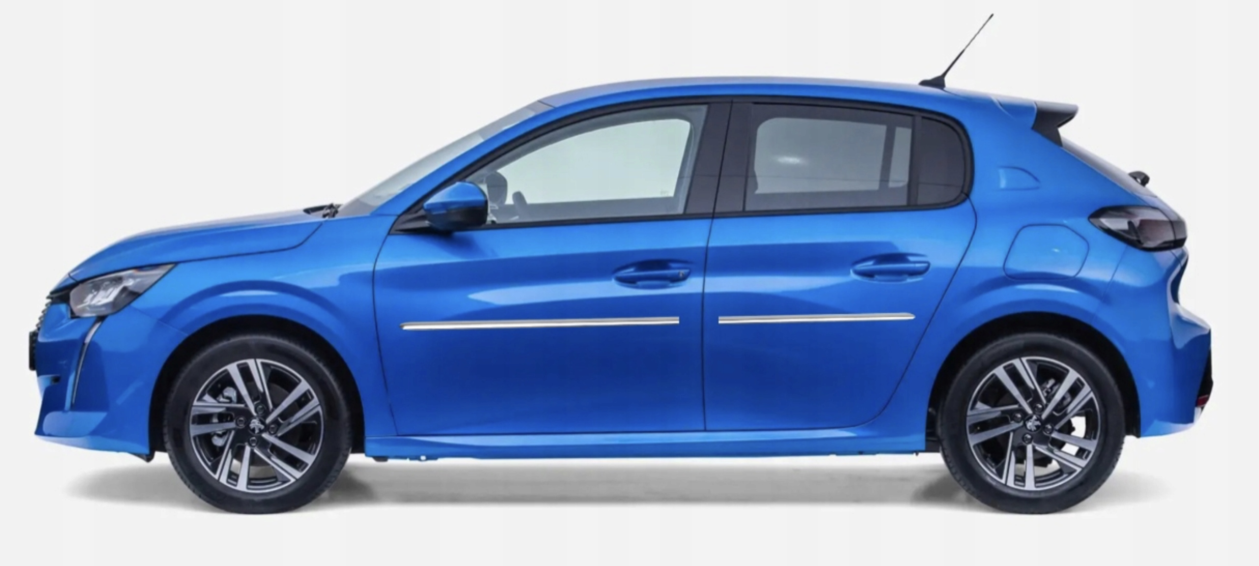 Vw Golf Sportsvan - Listwy CHROM na drzwi boczne dekoracyjne chrom Strona zabudowy lewe + prawe