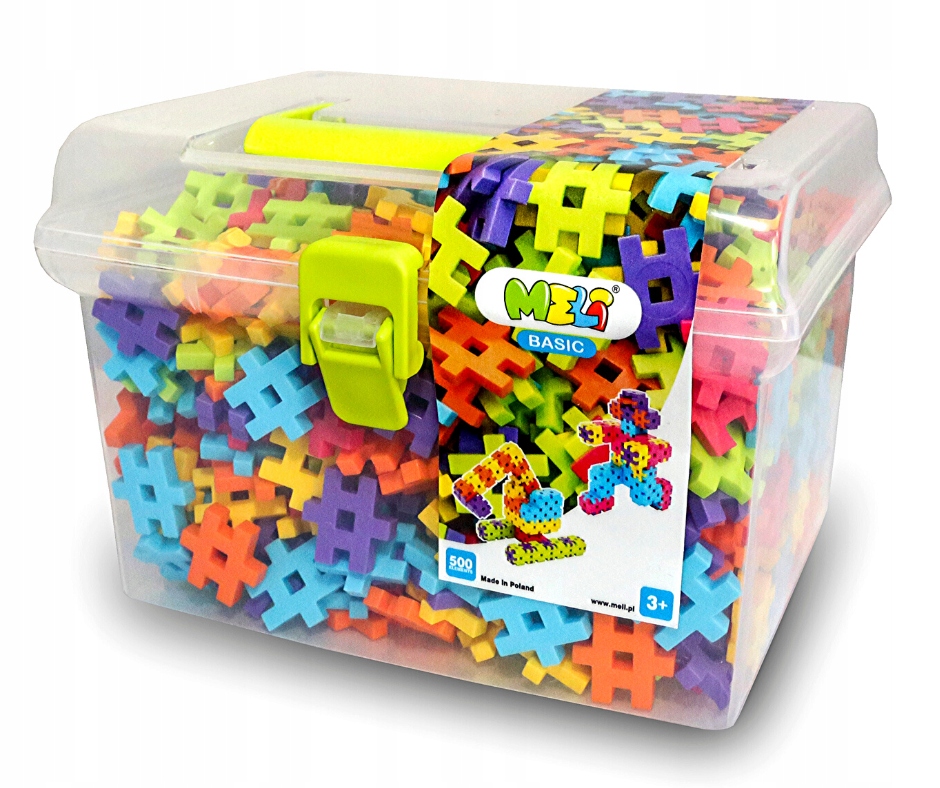 

Klocki Meli Basic 500 Elementów Travel Box