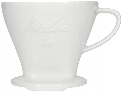 

Melitta porcelanowy dripper do kawy 1x4 Biały