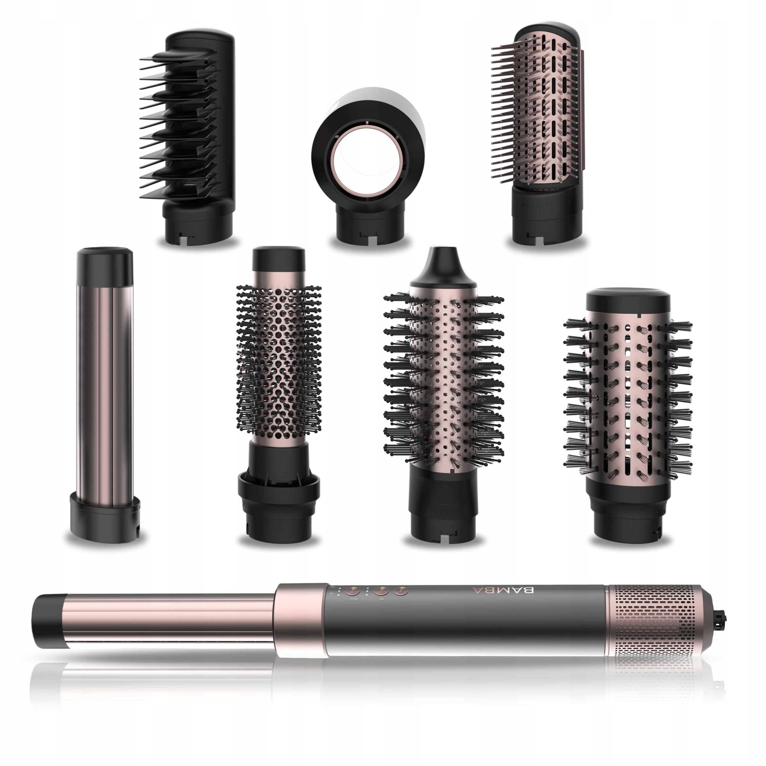 Kulmofén Cecotec, 3464, CermicCare AirGlam kulma 8v1 Black,