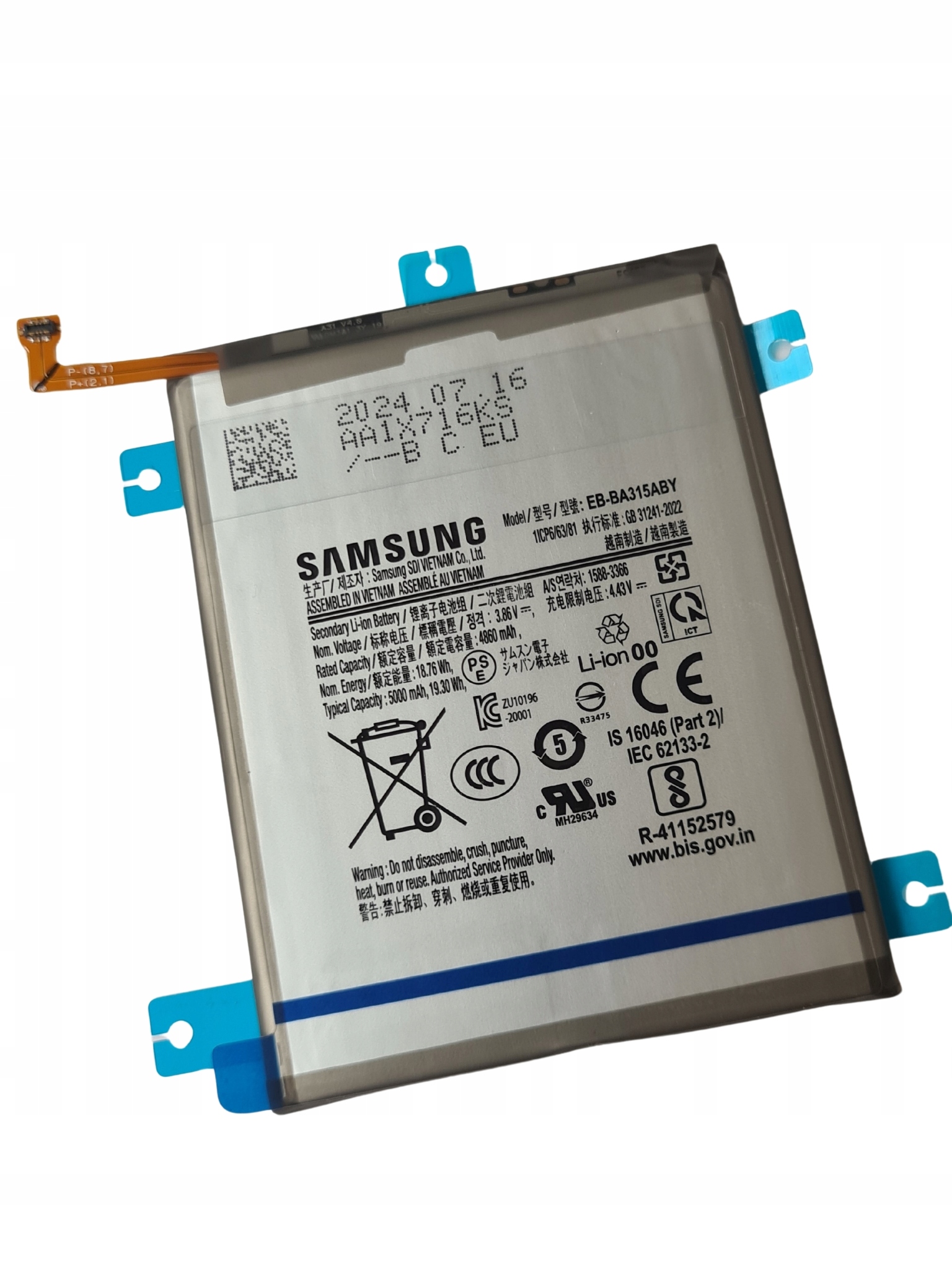 Org Nowa oryginalna bateria Samsung Galaxy A31 A32 4G (SM-A315/SM-A325)