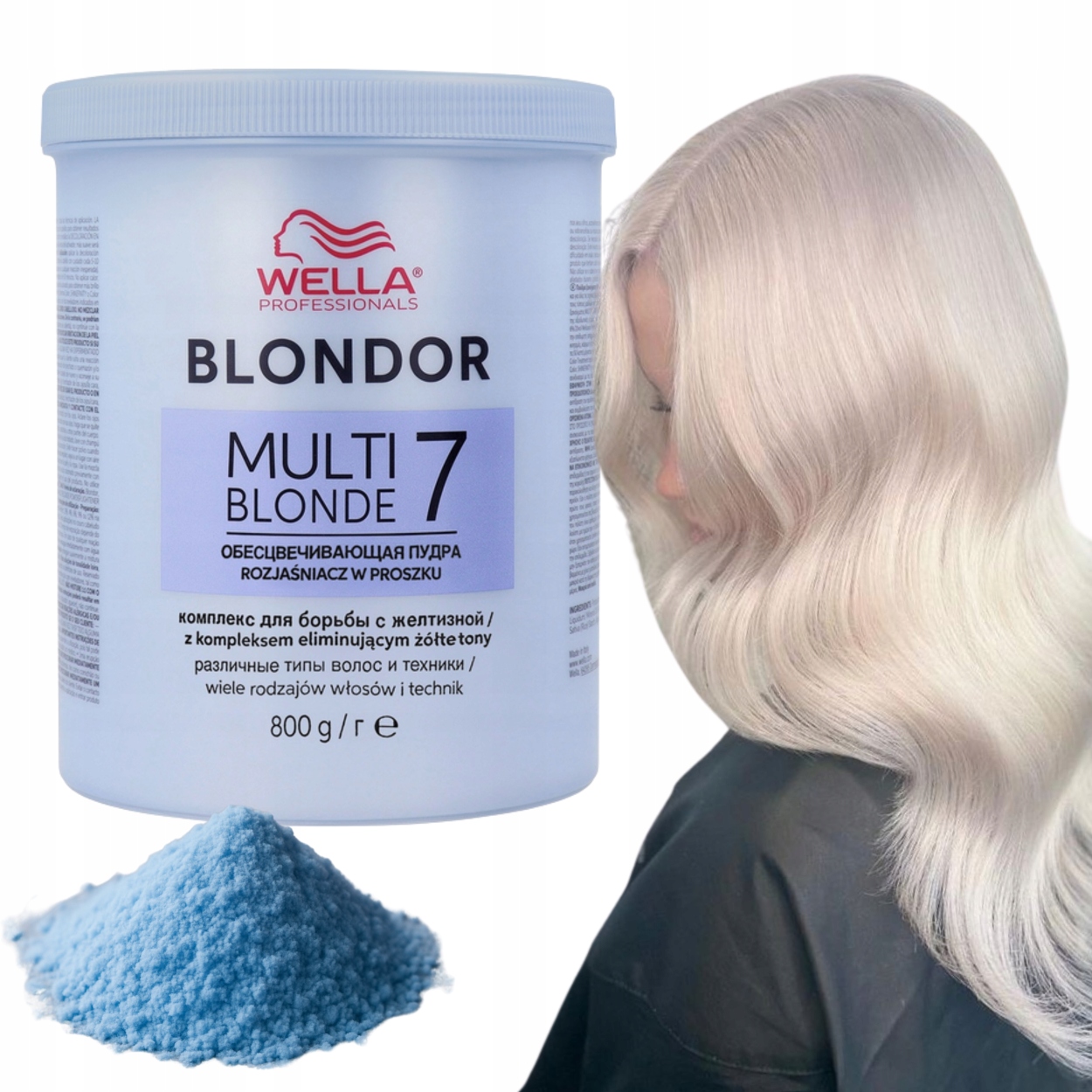 Wella Blondor Zesvětlovač vlasů Multi Blonde 7 Prášek 800g