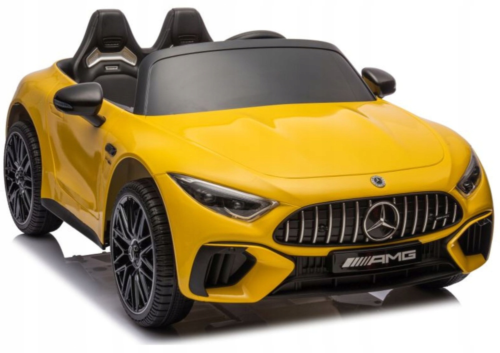 Auto Na Akumulator Mercedes Amg SL63 Żółty Lakierowany