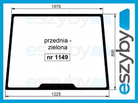 sklo Case Jx 55 60 80 85 90 95 přední Laminowo