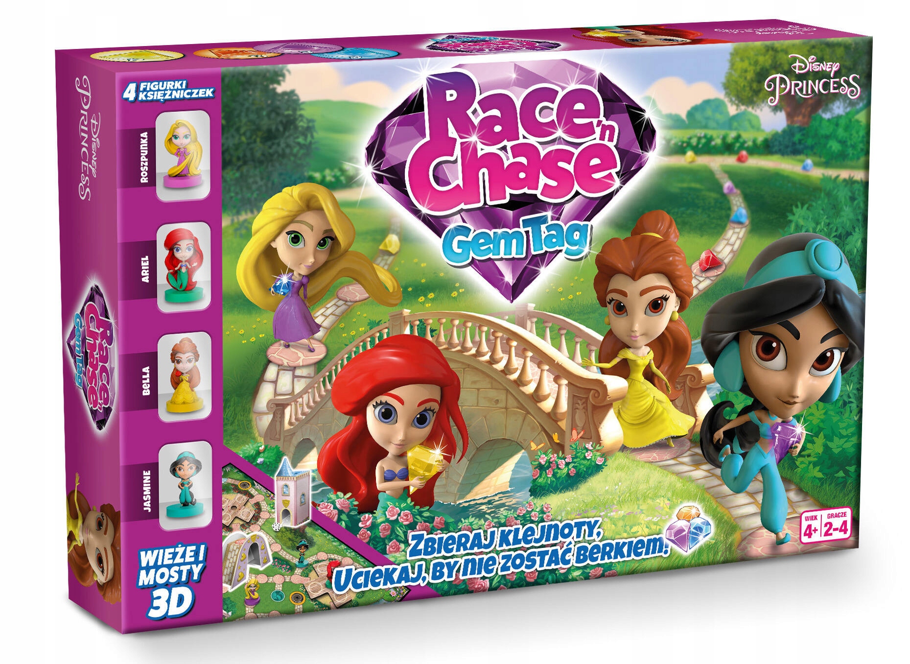 Cartamundi: Disney Princess - Race n chase Kod producenta 01650