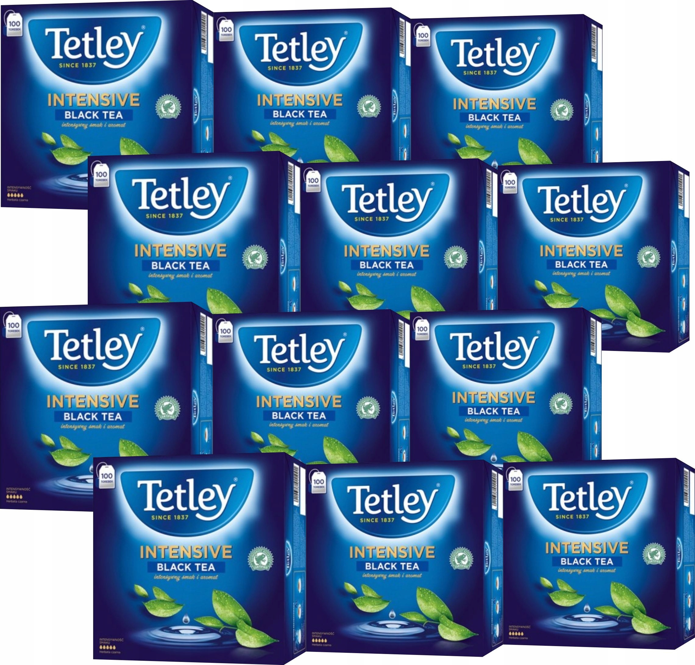 (x12) Tetley Intensive Black Tea 100tb